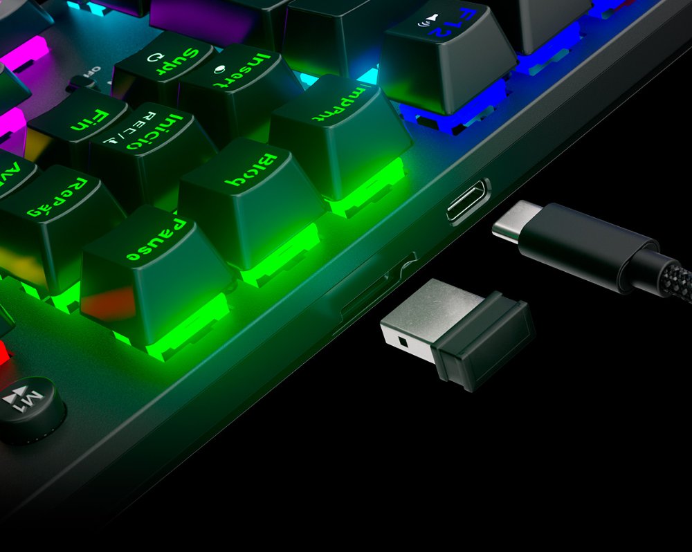 Primus Gaming Ballista 2-Mode Wireless Keyboard (Spanish) - Red Switch 4
