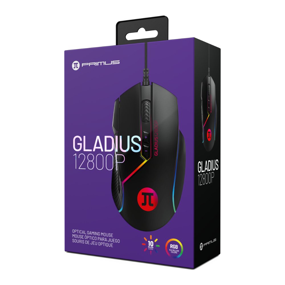 Primus Gaming Gladius 12800P RGB Wired Mouse 1