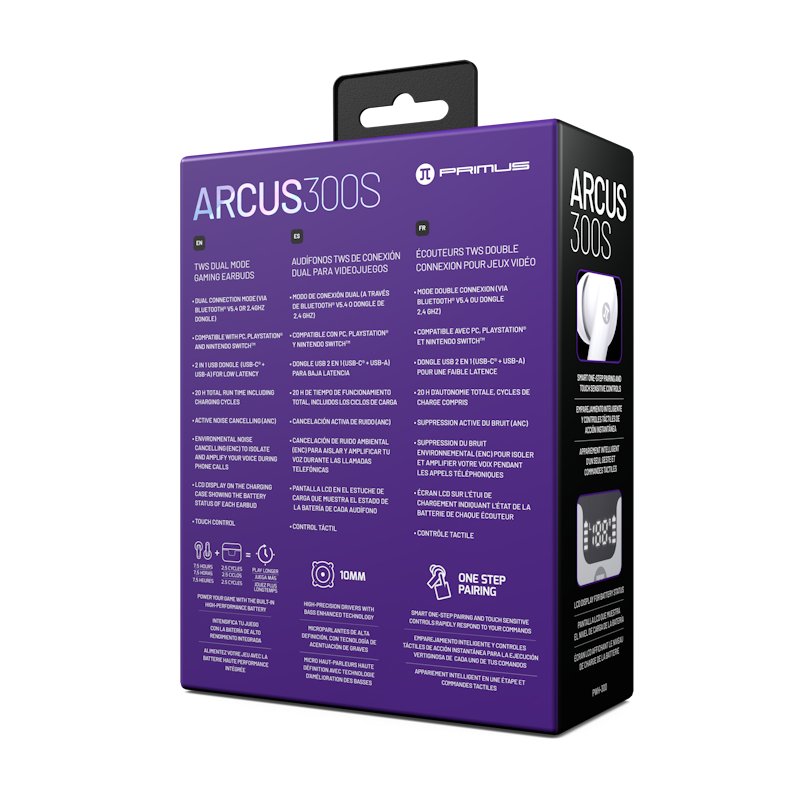 Primus Gaming Arcus 300S TWS Gaming Earbuds 2