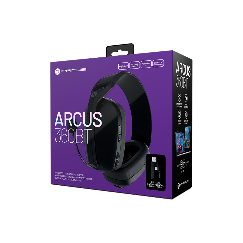 Primus Gaming Arcus 360BT Wireless Headset - Black 1