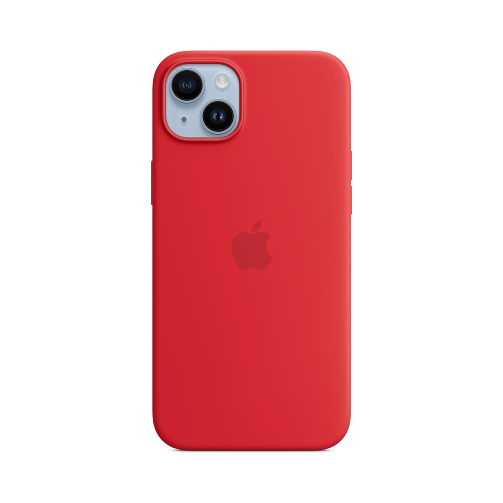 Apple iPhone 14 Plus Silicone Case with MagSafe - RED