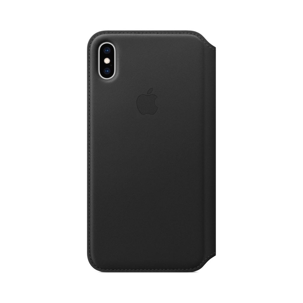 Apple iPhone XS Max Leather Folio - Black