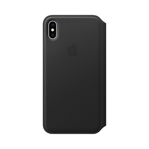 Apple iPhone XS Max Leather Folio - Black