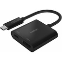 Belkin USB-C to HDMI + Charge Adapter - AVC002BK-BL