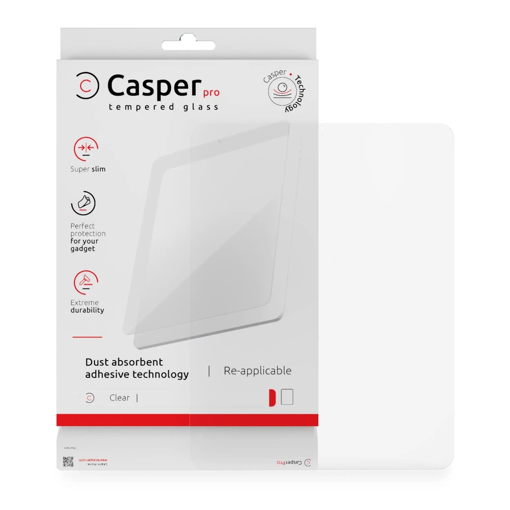 Casper Tempered Glass for iPad Pro 11" - Clear