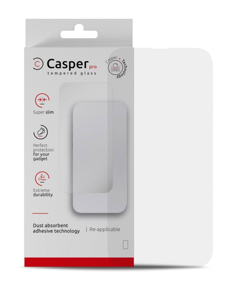 Casper Tempered Glass for iPhone 15 Pro Max - Clear