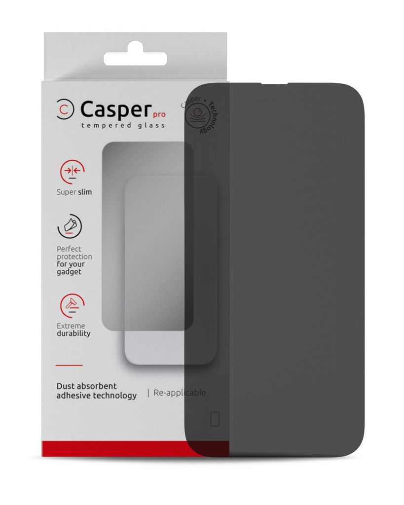 Casper Tempered Glass for iPhone 15 Pro Max - Privacy
