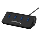 Sabrent 4-Port USB 3.0 Hub 30" Cable - Black - HB-MC3B