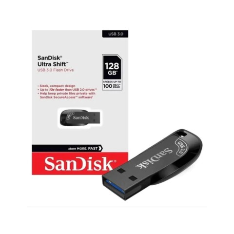 SanDisk Ultra Shift 128GB USB 3.0 Flash Drive