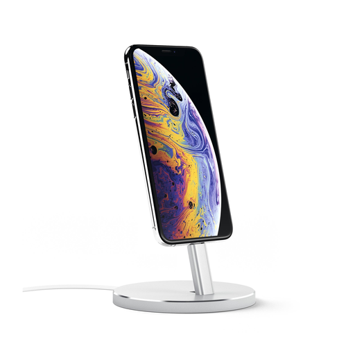 Satechi Aluminum Lightning Charging Stand - Silver