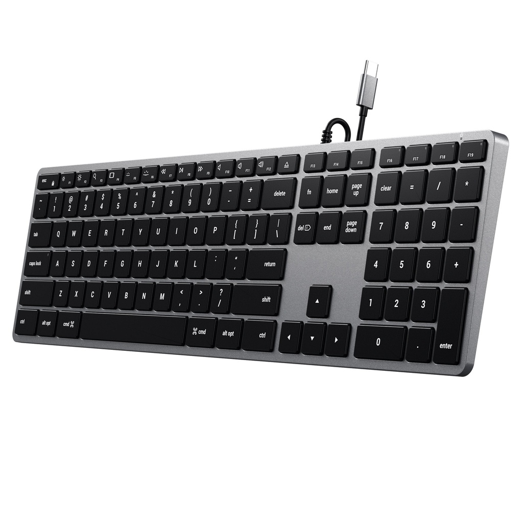 Satechi Slim W3 Wired Backlit Keyboards for Mac