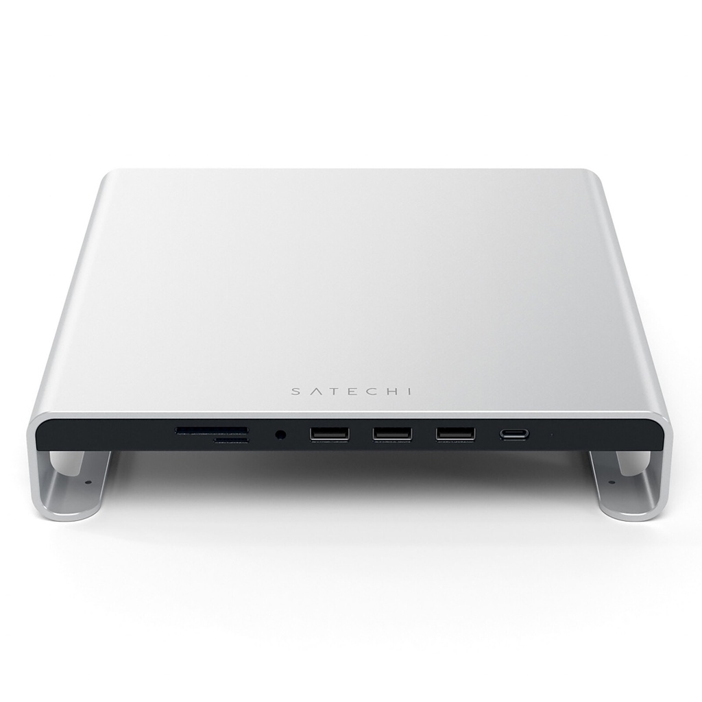 Satechi Type-C Aluminum Monitor Stand Hub For iMac