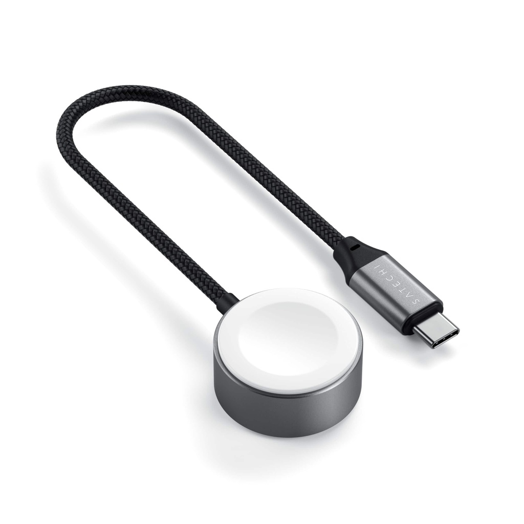 Satechi USB-C Magnetic Charging Cable for Apple Watch - Space Gray
