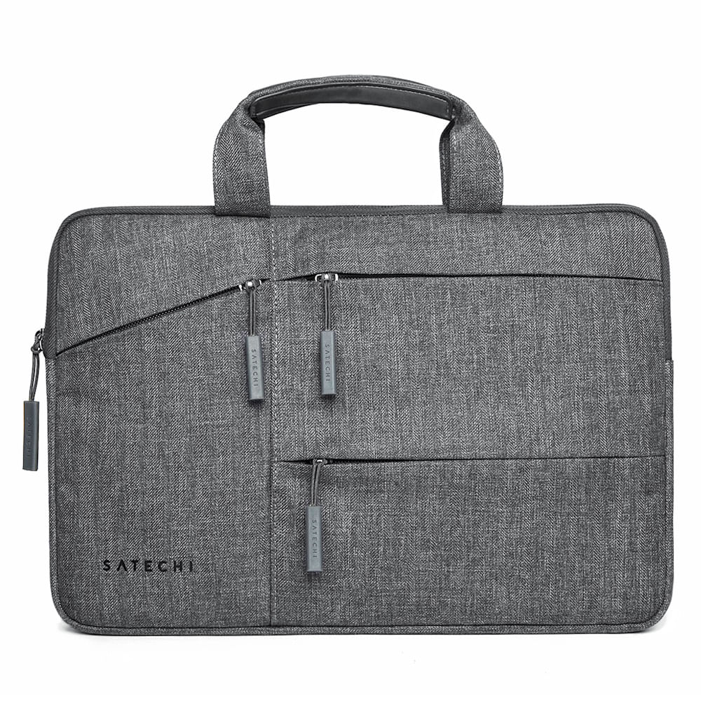 Satechi Water-Resistant Laptop Carrying Case With Pockets for 13"-14" - Gray