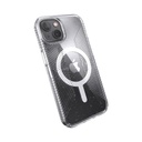 Speck Presidio Perfect Clear Glitter Case for iPhone 13/14 - Platinum Glitter