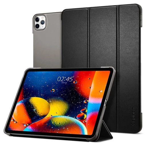[8809685628477] Spigen Case Smart Fold for iPad Pro 12.9 - Black
