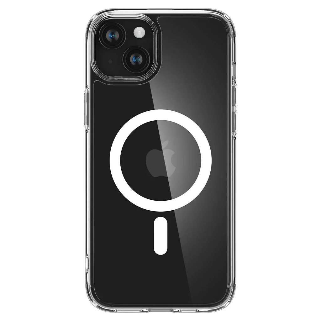 Spigen Crystal Hybrid Case with Magsafe for iPhone 15 Plus - White