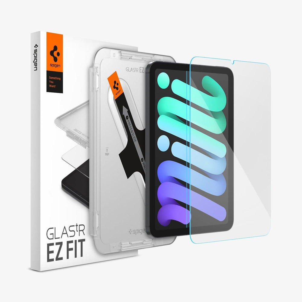 Spigen EZ FIT Glas.tR Screen Protector for iPad Mini 6 - Clear