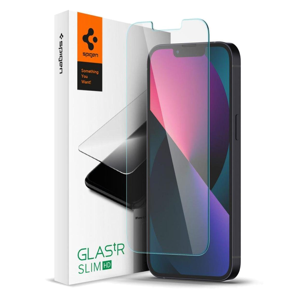 Spigen AGL03391 Screen Protector Glas.tR Slim HD for iPhone 14 / 13 Pro - Clear