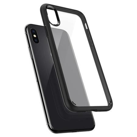 Spigen Ultra Hybrid diseño para iPhone Xs/X Case - Black