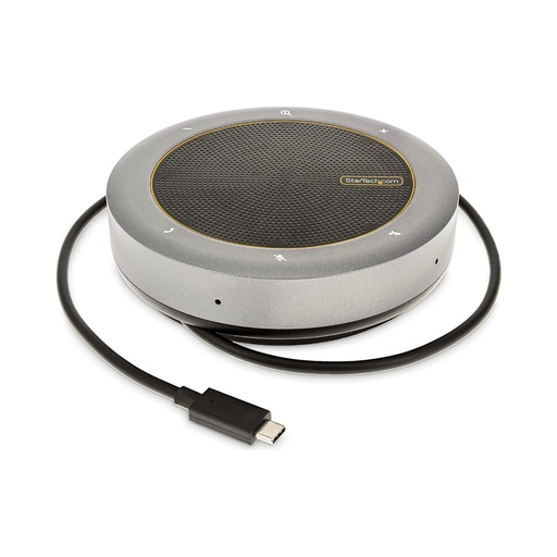 StarTech.com USB-C Conference Speaker Mini Dock Multiport Adapter, USB-C to VGA or 4K 60Hz HDMI, 2x USB-A (5Gbps)