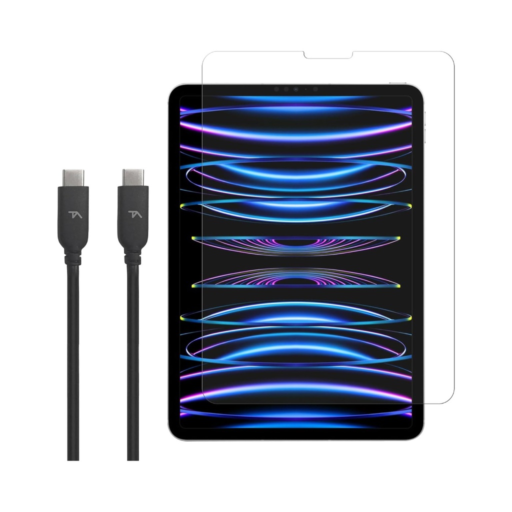 Tech Armor Ballistic Glass Screen Protector Designed for Apple iPad Pro 12.9-inch 2018 [1-Pack]