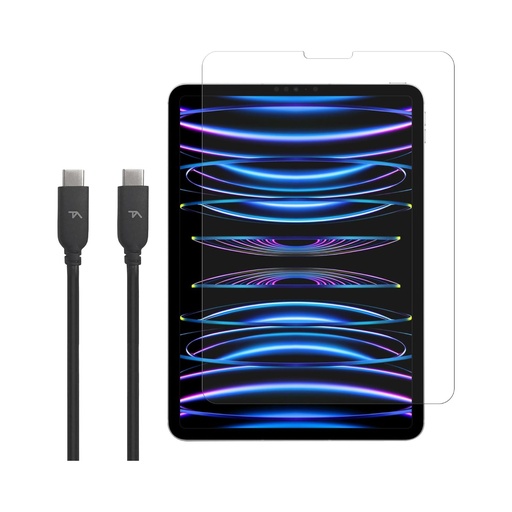 Tech Armor Ballistic Glass Screen Protector Designed for Apple iPad Pro 12.9-inch 2018 [1-Pack]