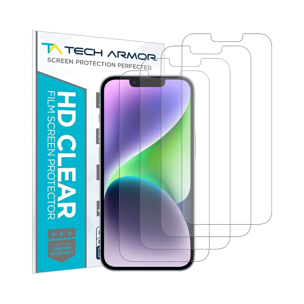 Tech Armor Screen Protection HD Clear for iPhone 13 Pro Max 6.7-inch ( 1PACK)- Clear