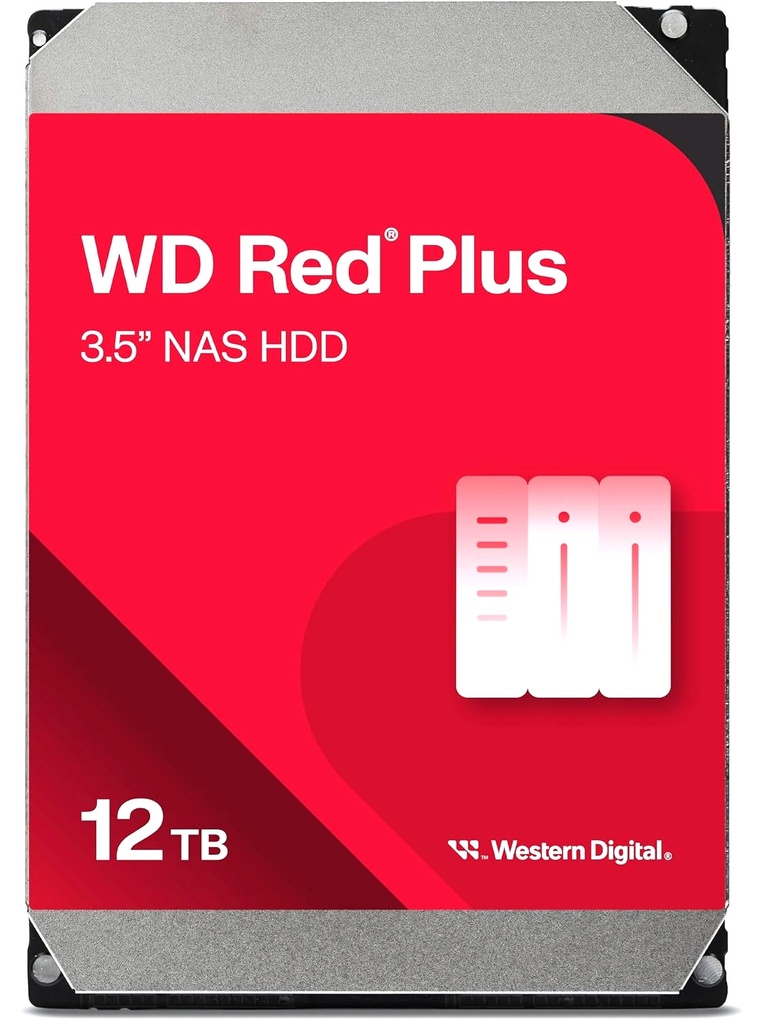 WD 12TB WD120EFBX Red Plus SATA III 3.5" Internal NAS HDD