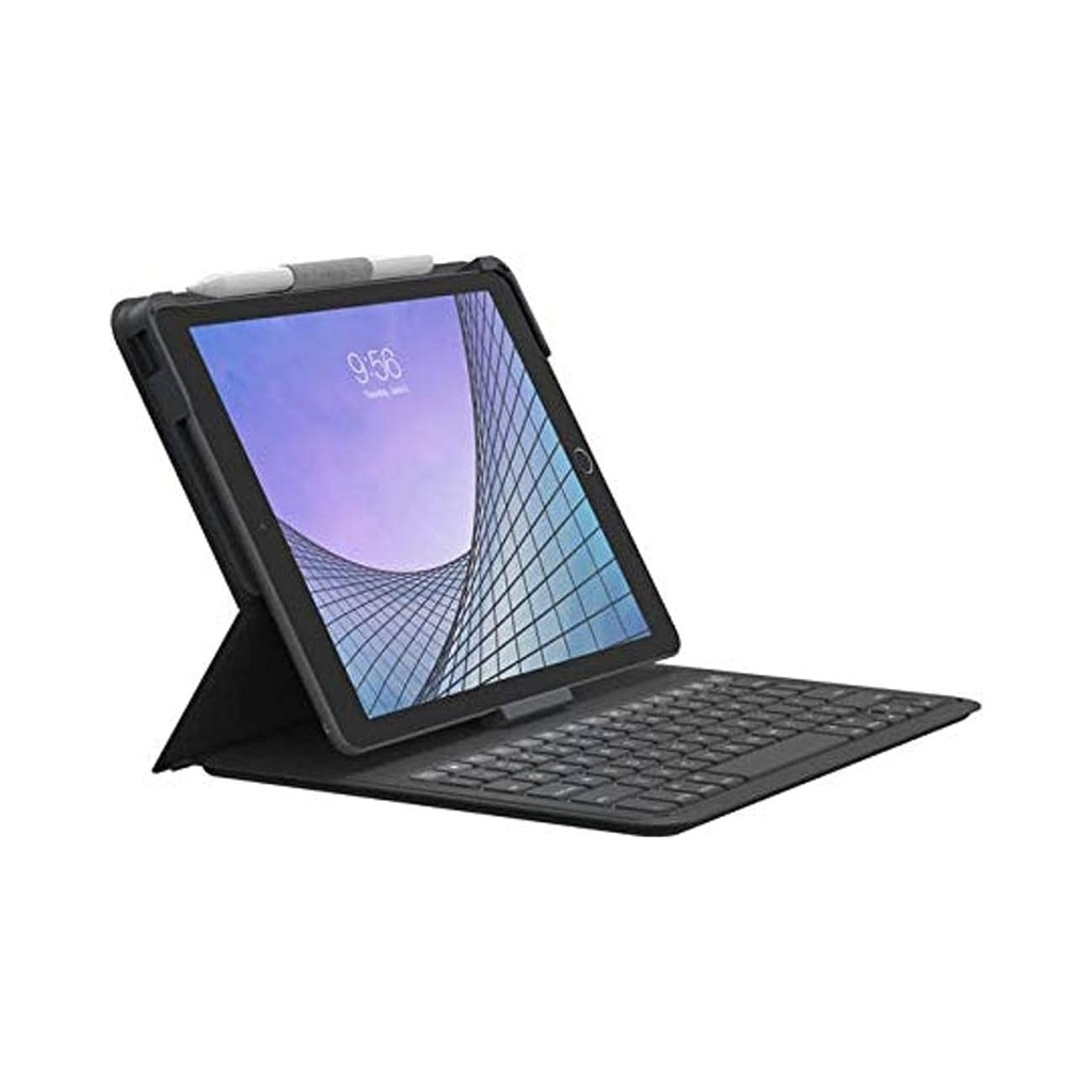 Zagg Messenger Folio 2 Keyboard for iPad 10.2 / iPad Air 10.5 - Charcoal