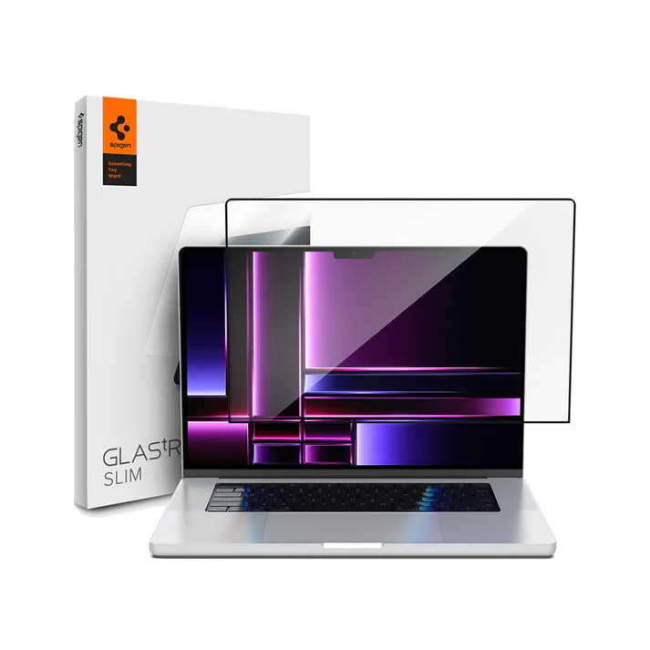Spigen Screen Protector GLAS.tR SLIM for MacBook Pro 16 (2023) - Clear