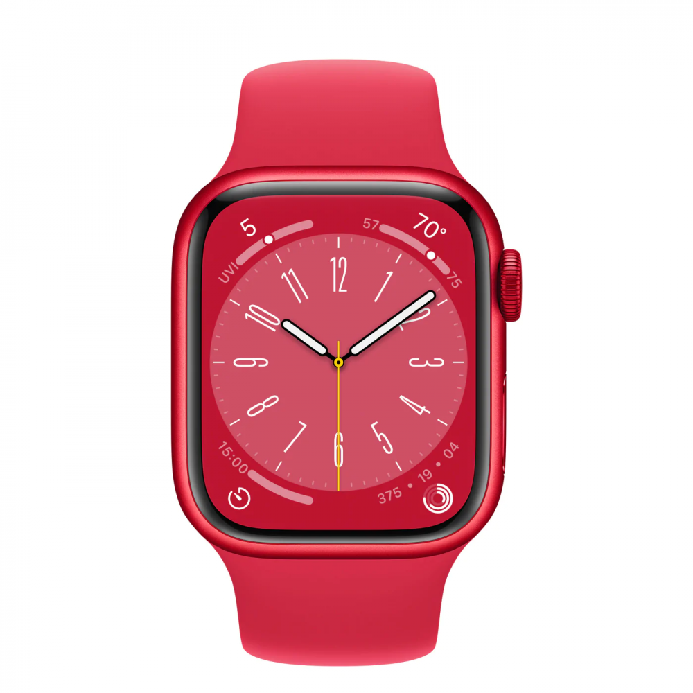 Apple Watch Series 8 45mm Aluminum Case Sport Band - Midnight
