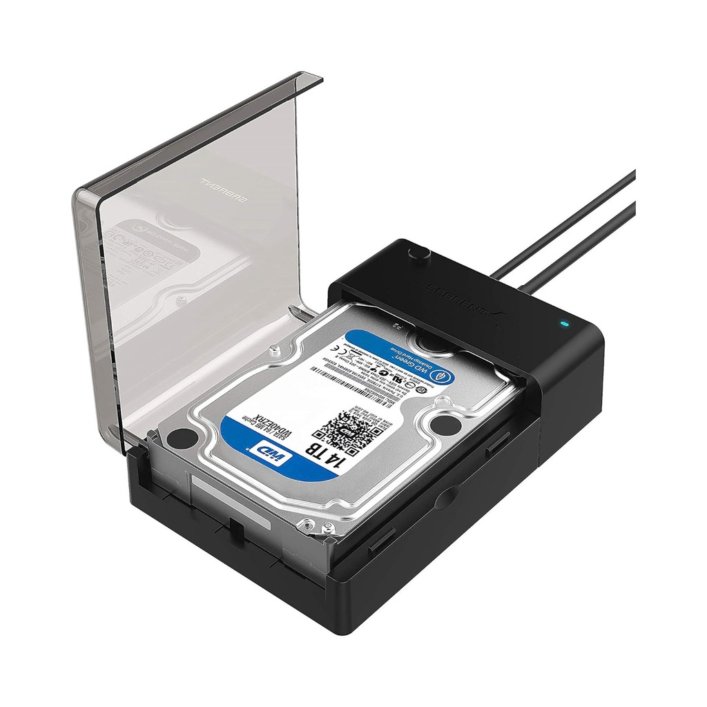 Sabrent Hard Drive Flat Docking Station - Black