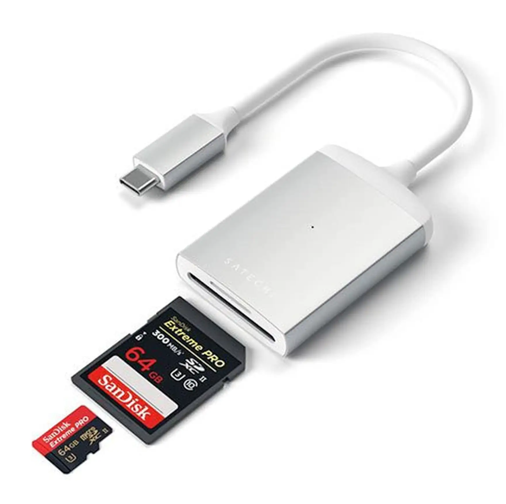 Satechi   Aluminum Type-C UHS-II Card Reader