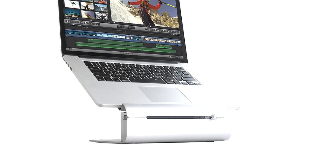 Rain Design iLevel 2 Adjustable Stand for MacBook - Silver
