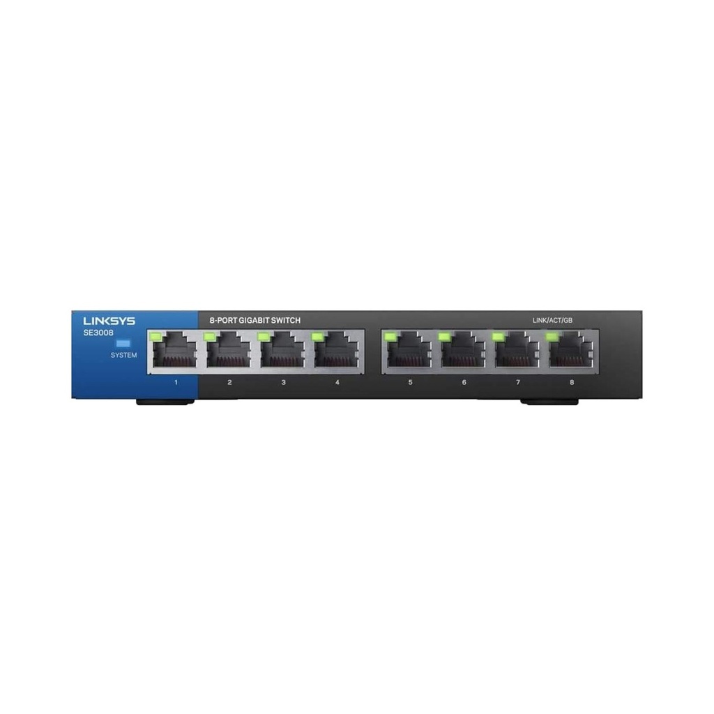 Linksys SE3008 8-Port Gigabit Ethernet Switch