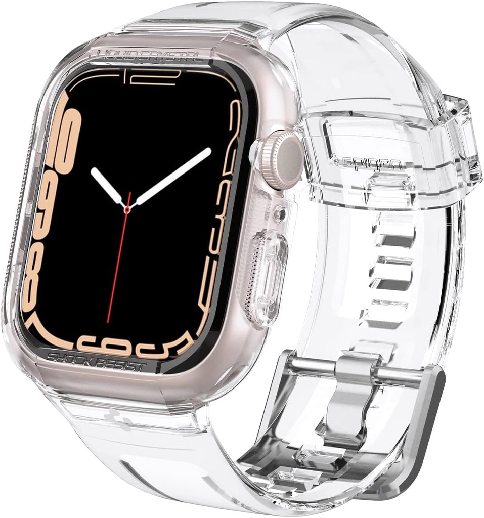 Spigen Liquid Crystal Pro Case + Band For Apple Watch - Clear