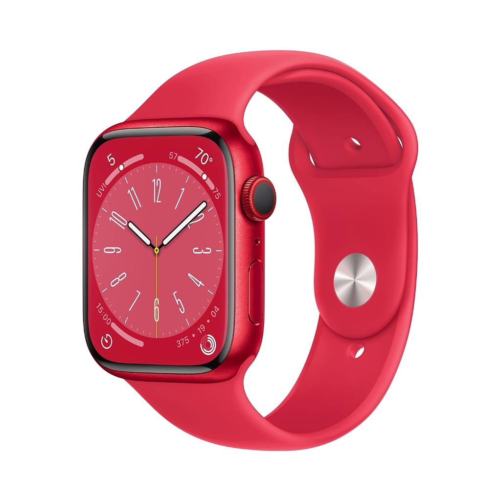 Apple Watch Series 8 GPS 45MM Aluminum Case With Sport Band S/M - RedApple
