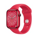 Apple Watch Series 8 GPS 45MM Aluminum Case With Sport Band S/M - RedApple - MNUR3LL/A