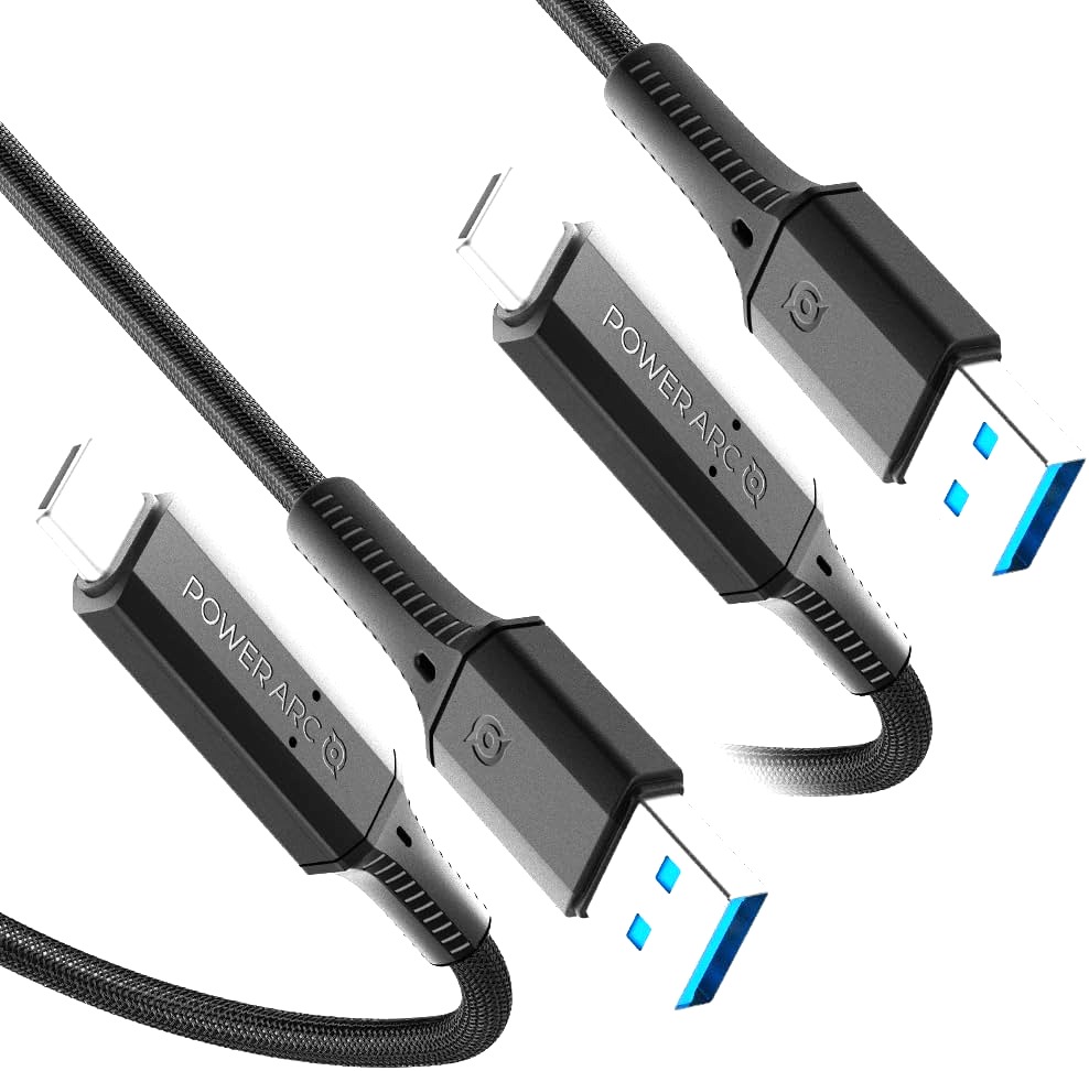 Spigen ArcWireTM USB-C  to USB-A 3.2 Gen 1 Cable (2Pack)