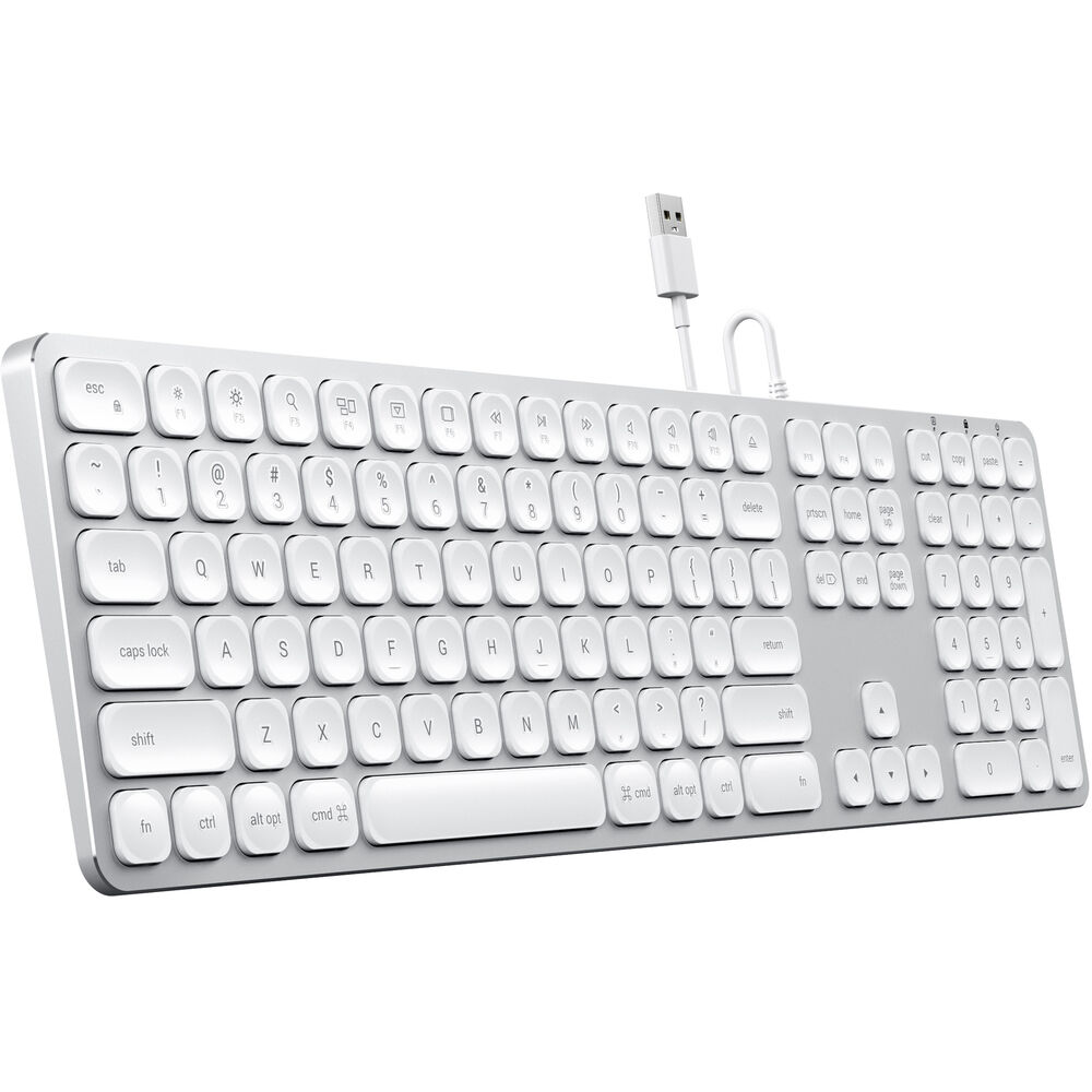Satechi Aliuminum Wired USB Keyboard - Silver