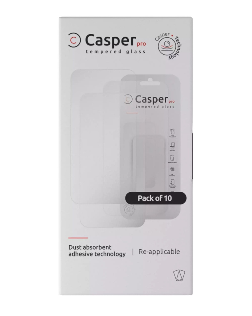 Casper Tempered Glass for iPhone 16 / 17 Pro Max - Clear