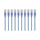 Monoprice SlimRun Cat6A Ethernet Network Patch Cable 1 feet - Blue - 15150