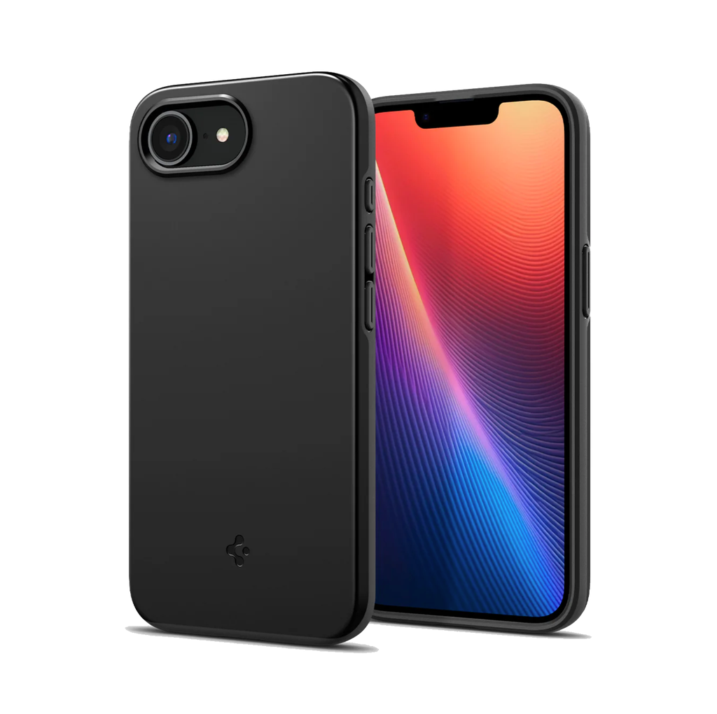 Spigen Thin Fit Case for iPhone 16e - Black - ACS09135