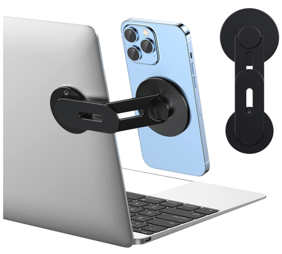 MAGDIGITEH Magnetic Phone Holder for Laptop 180°