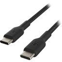 Belkin BoostCharge USB-C to USB-C Braided Cable 3ft - Black - CAB004BT1MBK