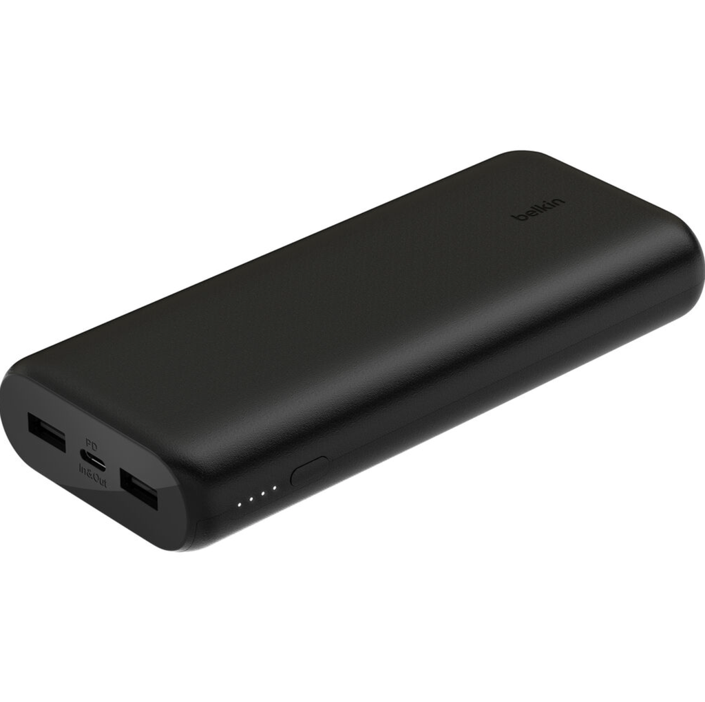 Belkin BoostCharge 3-Port Compact Power Bank 20,000mAh - BPB014BTBK