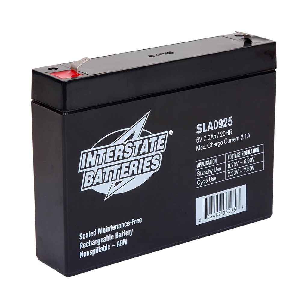 Bateria 6V 7AH SLA 187 Faston