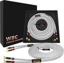 Worlds Best Cables 12ft High Purity OFC - Audiophile HiFi Speaker Cable (Pair)