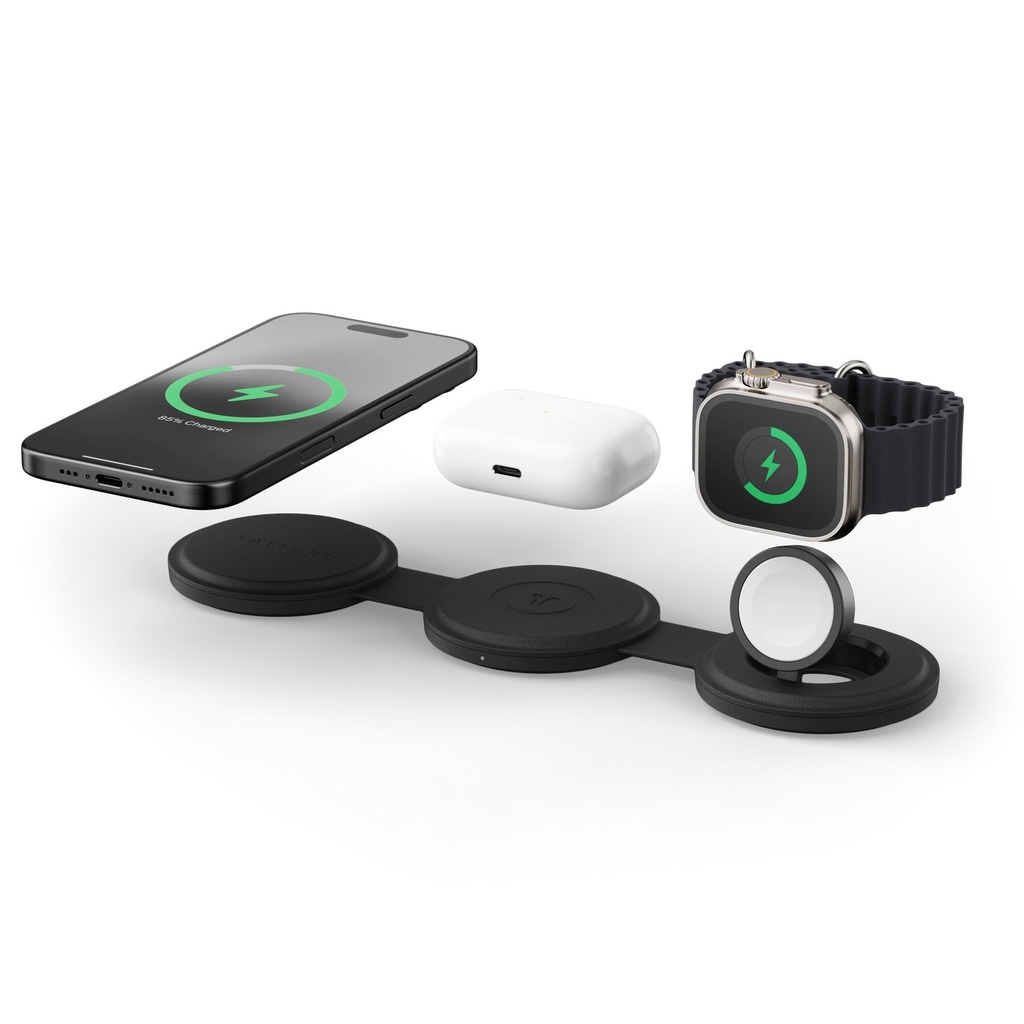 Satechi OntheGo 3-in-1 Wireless Charger